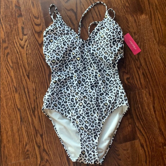 cheetah one piece bathing suit